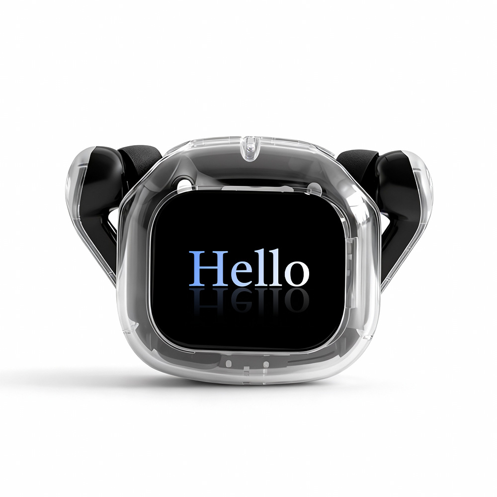 Nuevo sistema transfronterizo AirMax auriculares Bluetooth tipo in-ear pantalla táctil color reducción de ruido traducción de larga duración