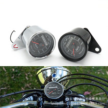 摩托车仪表复古改装仪表小码表公里表草上飞DIO铁马400单里程表