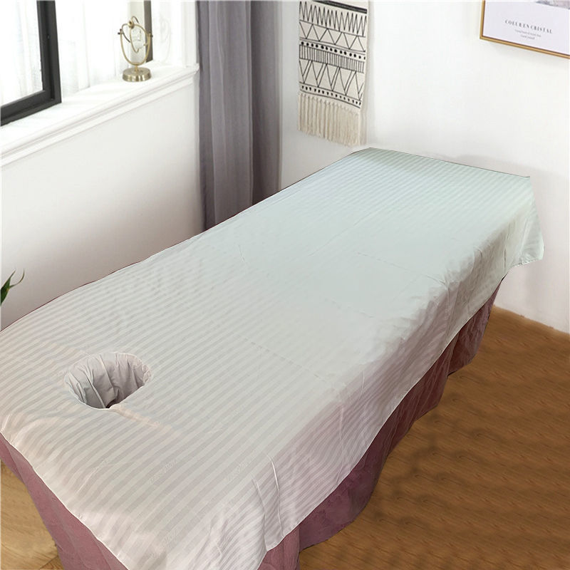 美容床单纯棉美容院专用床单天然纯棉材质美容床单带洞养生SPA|undefined