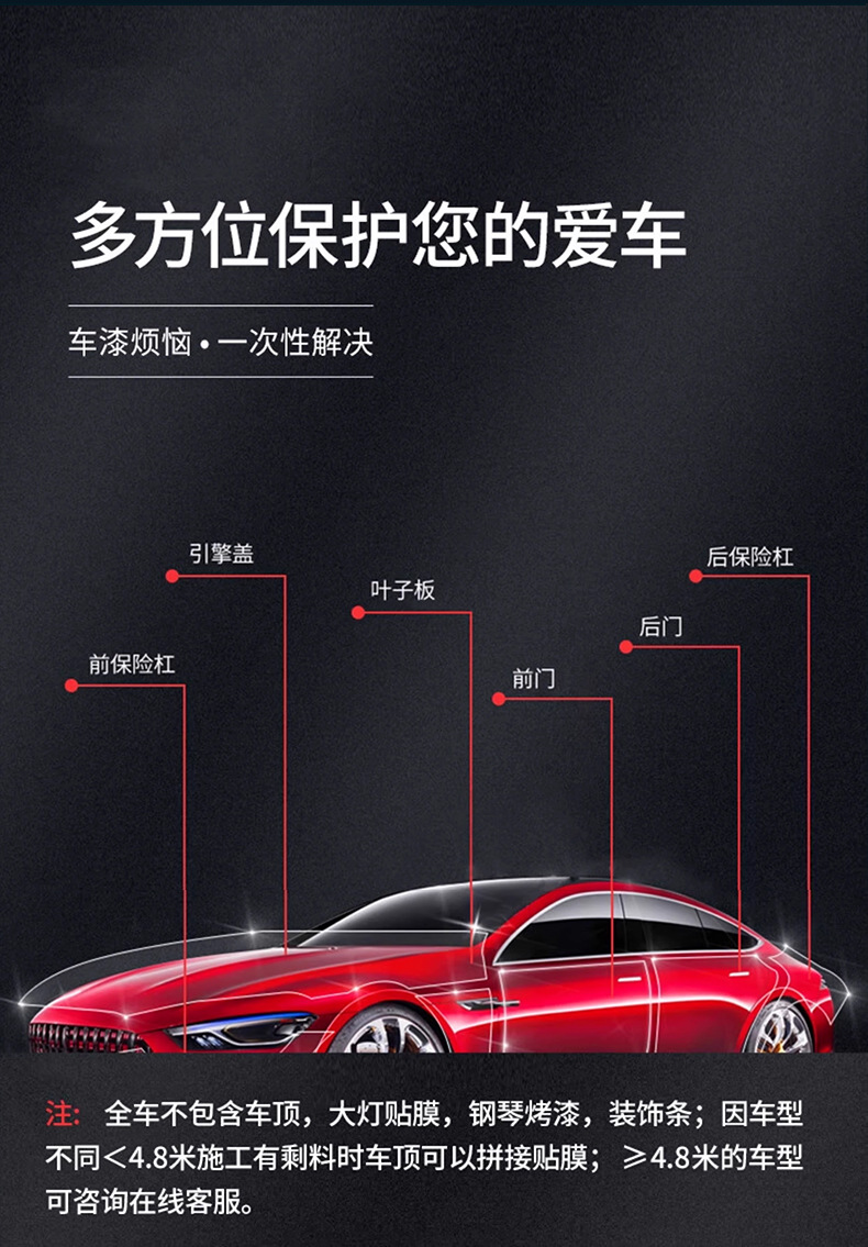 Matte 7.5 Transparent Invisible Car Wrap, Full Car Paint Protection Film, Scratch Repair, 5-Year Warranty [Source Manufacturer]
