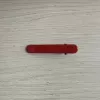 Clear red bottom clip-3.5cm thin stick clip