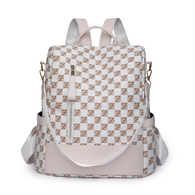 Ventas directas de fábrica 2023 nuevas damas coreanas de cuero suave mochila antirrobo moda versátil mochila de viaje multifuncional