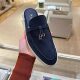 [Channel Top Plate] Spring and Summer Genuine Leather LP Baotou Slippers Flat Half Slip-on Casual Soft Slip-on Lazy Shoes