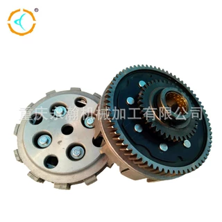 厂家定直销摩托车发动机配件离合器总成GN250
