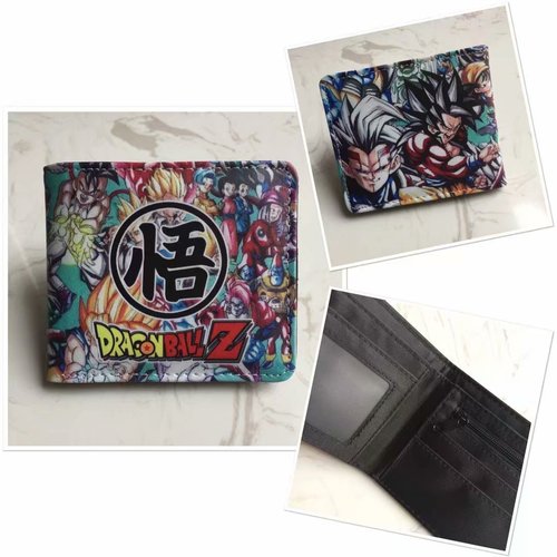 Japanese anime series Dragon Ball short PU leather 20% off student wallet wallet Dragon Ball coin purse