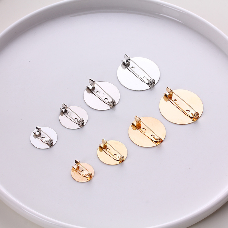 diy brooch accessories tray brooch material pin buckle tray disc brooch holder accessories brooch accessories corsage