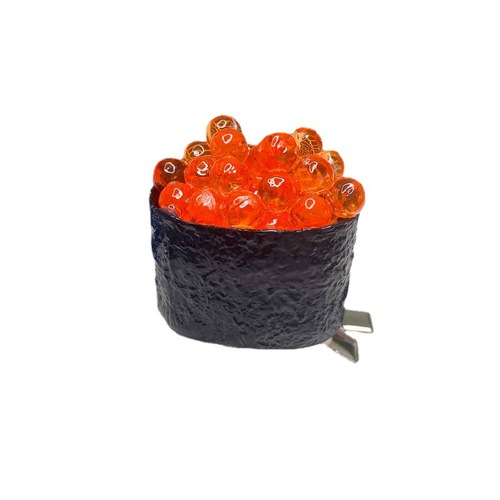 Interesting and creative simulated food Japanese-style fish roe, sea urchin sushi hairpins, interesting hairpins, hair accessories, side clips