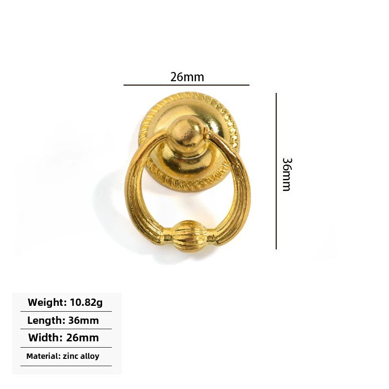 Antique retro bronze ring, furniture, European style