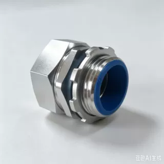 长盛丰源304外丝接头316端式蛇皮管锁头防水金属波纹管格兰