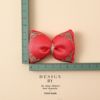 Cloth, red three dimensional accessory with bow, pillow, handmade