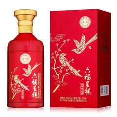 金六福白酒六福呈祥喜上眉梢50.8度500ml*1瓶整箱婚宴结婚喜酒