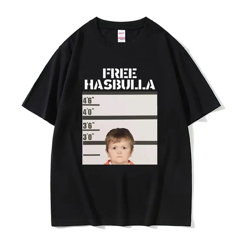 Funny Hasbulla Meme Graphic T-Shirt for Men Women Fashion Funny Hasbulla Meme Graphic T-Shirt for Men Women Fashion