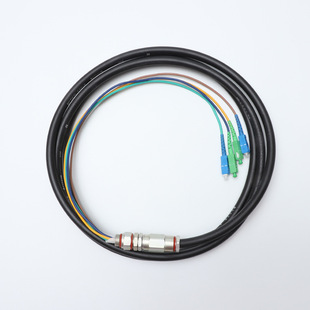 Source Factory Fiber Jumper 12 Core Single-Mode Splicing Fiber Jumper Extension Pigtail Fiber Cable