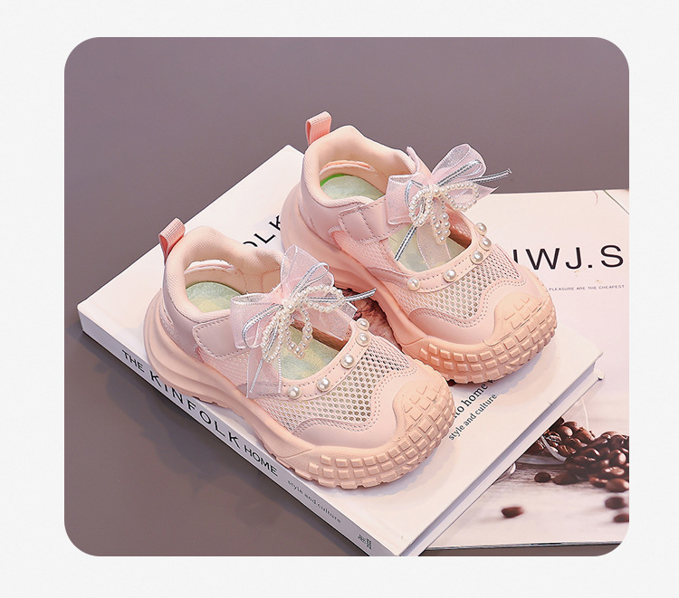 Sandálias de niñas verano 2026 nuevos zapatos de princesa suave para niños zapatos de cabeza grande zapatillas frías de niñas huecas zapatos image 8