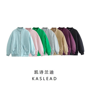 2024 New Summer Women's Clothing European and American Style Couple Baseball Uniform Loose and Versatile Cotton Bomber Jacket Top