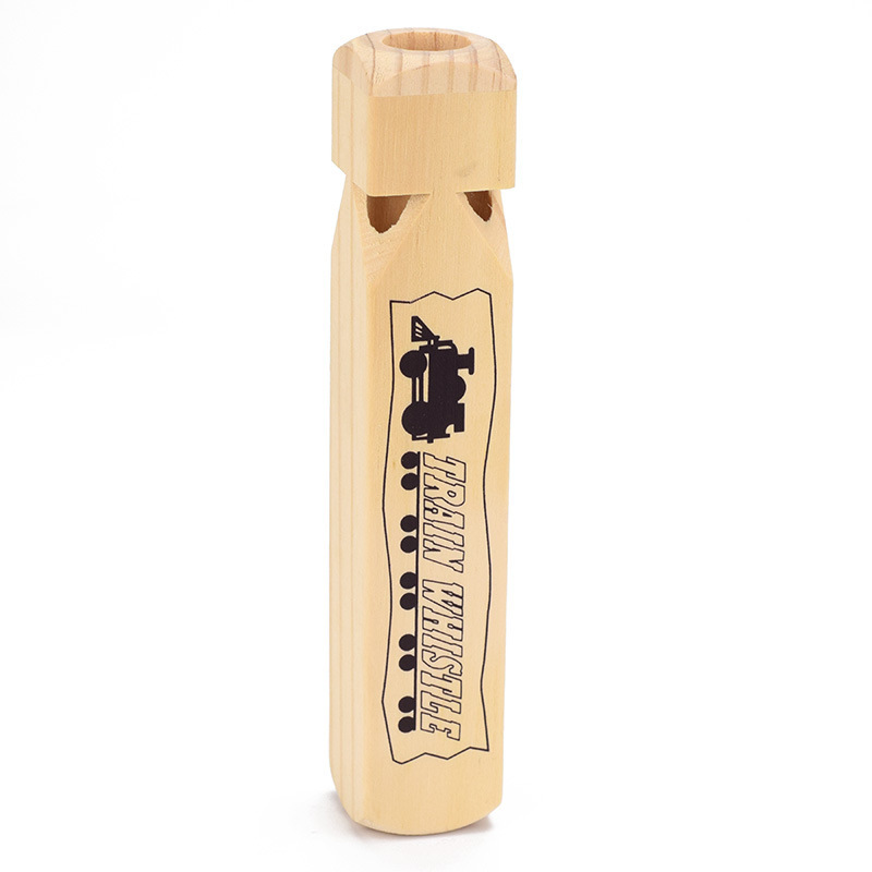 Suministro directo de fábrica transfronterizo de madera de dibujos animados pájaro silbato niños de madera Orff instrumento musical puesto mercado nocturno juguete