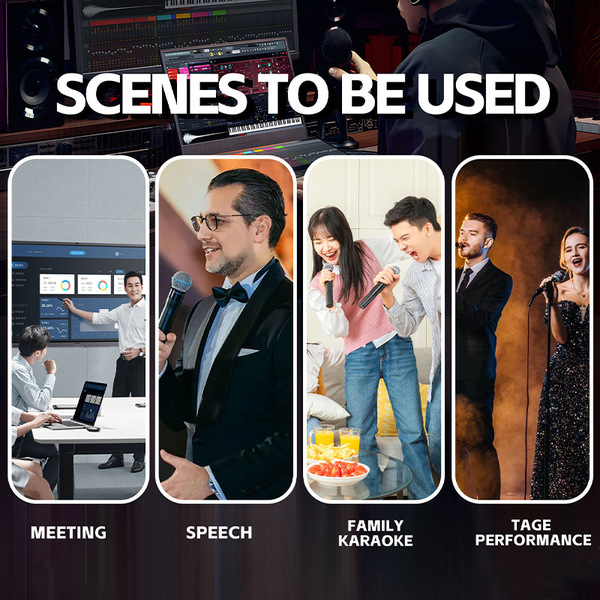 wireless professional handheld microphone