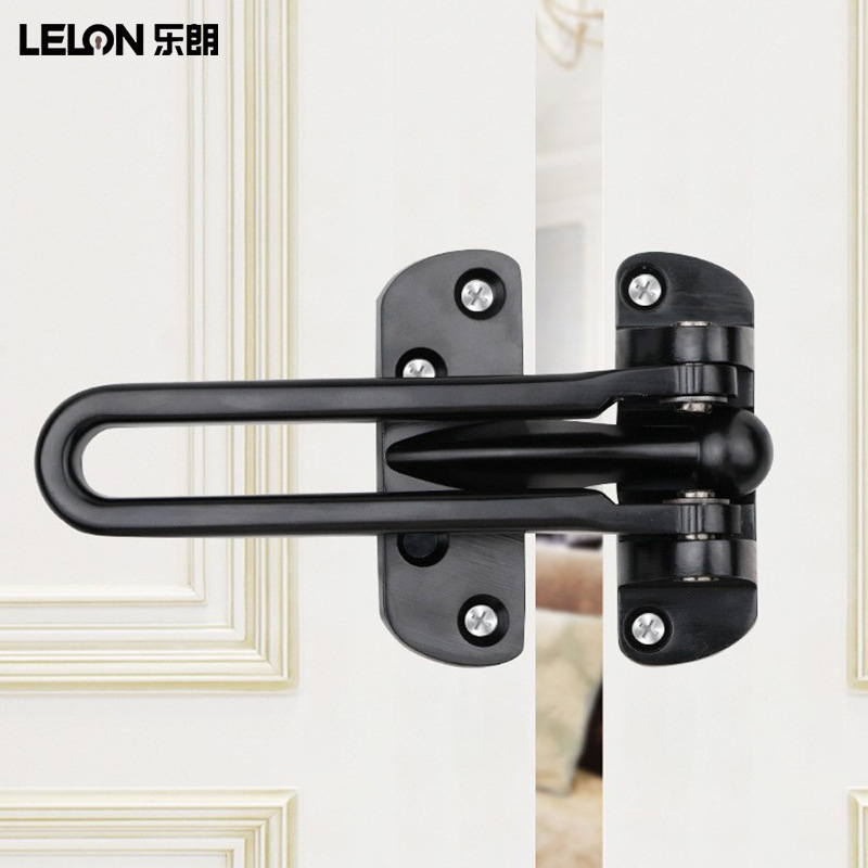 Personalizado perno antirrobo de puerta de hotel aleación de zinc engrosado perno antirrobo de puerta de madera interior perno de seguridad de montaje abierto perno de puerta antibloqueo