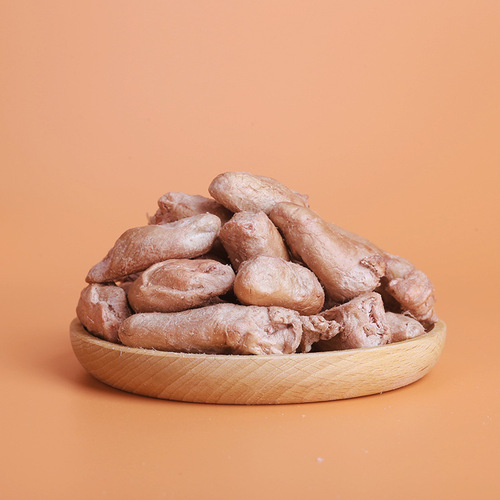 Pet Snack Freeze-Dried Chicken Heart Granules Whole Pure Meat No Additives Calcium High Protein Cats Coat Thickening Supplement Mixed with Food