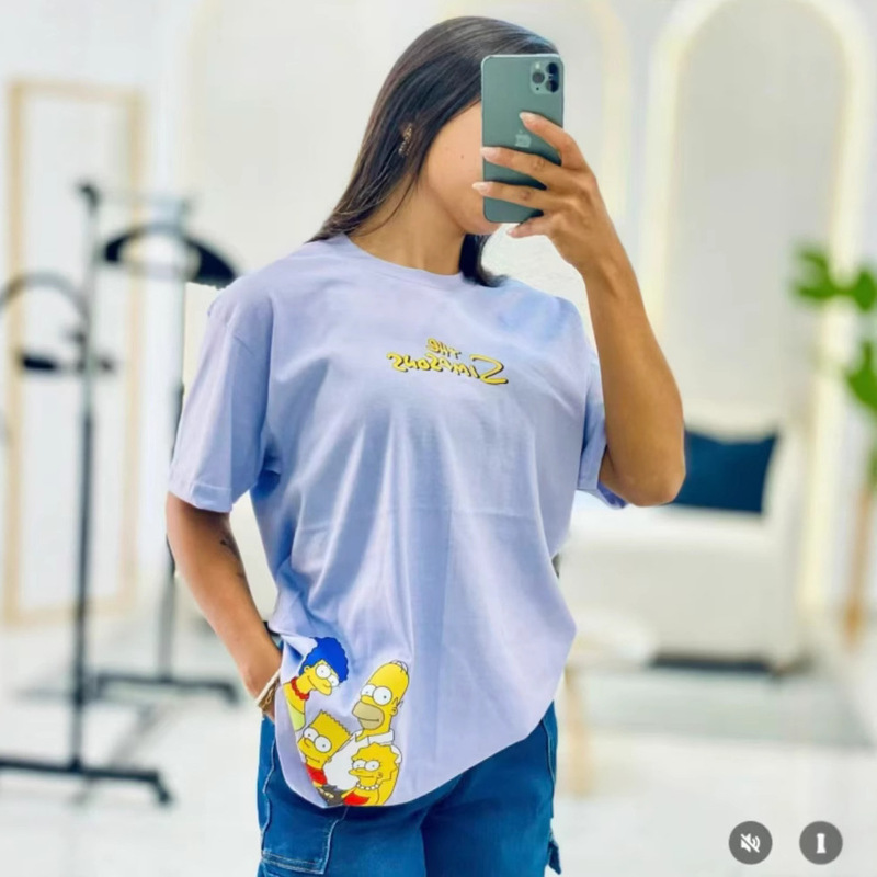 NASA ヘビーウェイト アメリカン レトロ バイブ ギター プリント コットン 半袖 Tシャツ 男女兼用 夏 ゆったり 半袖 トップス|undefined