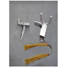 不锈钢撒放器两轴联动304散放器机械夹蛋发射配件自动复位夹弹器a