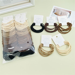 Hair accessories wholesale: 2-in-1 hair ties, dual-colored solid hair clips, low-cost store hair accessories