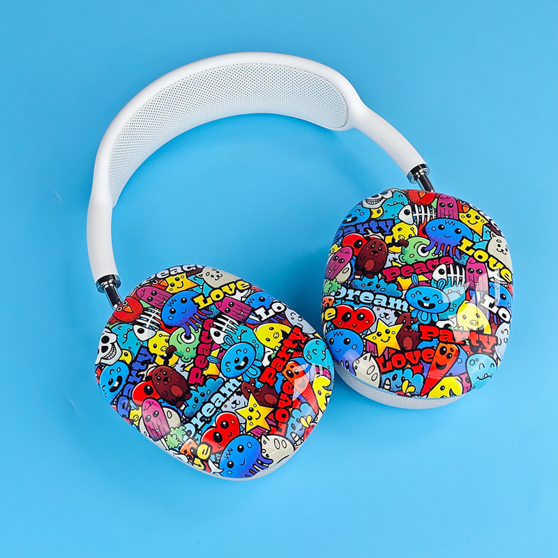 Suitable for Apple Earphone Protective Cases, AirPods Max Head-Mounted Blank Earphone Cases, Heat Transfer Earphone Cases