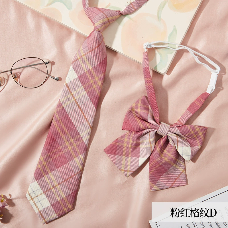 Черный клетчатый галстук-бабочка jk галстук женский стиль рубашка с бантом ins костюм для моряков