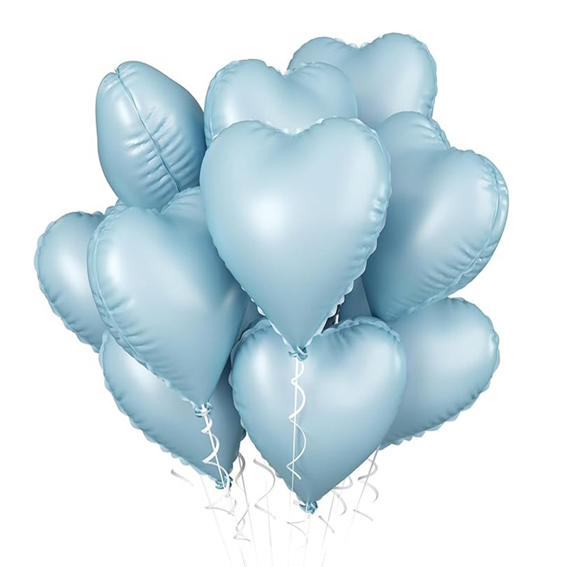 ins18寸焦糖奶油爱心铝膜气球订婚儿童派对生日婚房 装饰场景布置|undefined