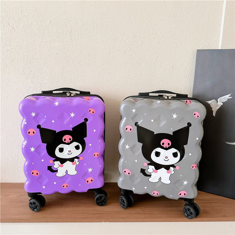 Caja de la carretilla de los niños caja de dibujos animados niños y niñas caja de la carretilla Mario trolley caso adulto coolomi maleta de 19 pulgadas