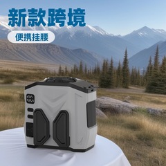 新しいクロスボーダー腰掛けファン USB 充電式タービン強風屋外ポータブルファン建設現場首掛けファン