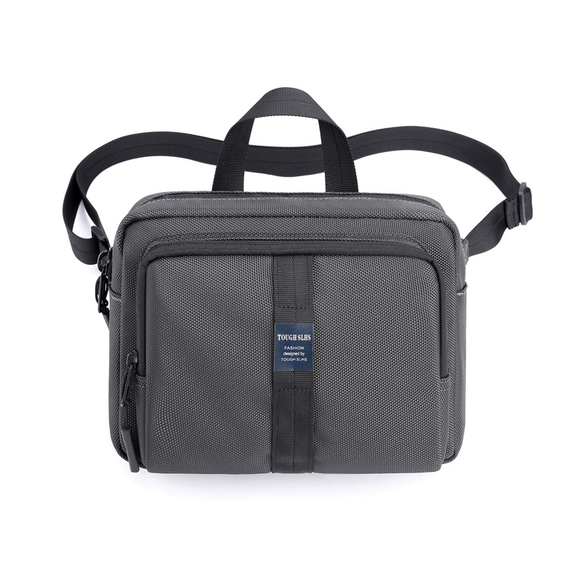 Transfronterizo nuevo bolso de mensajero de los hombres de moda bolsa funcional simple bolsa de almacenamiento digital multifuncional bolsa de pecho al aire libre bolsa de hombro