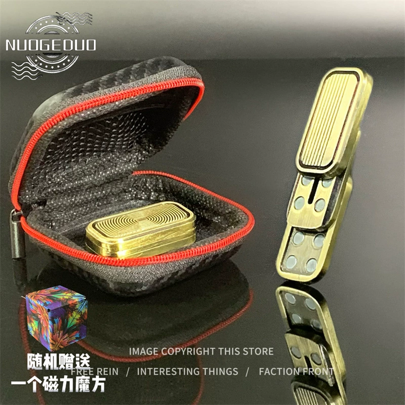 EDC игрушка для снятия стресса — магнитная металлическая карточка-монета высокого усилия, карманный фиджет