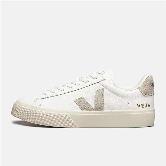 純粋なオリジナルの高バージョン Veja クラシックな多用途の白い靴、男性と女性のカップル向け、キャンパススニーカー、通気性と多用途のスポーツスニーカー|undefined