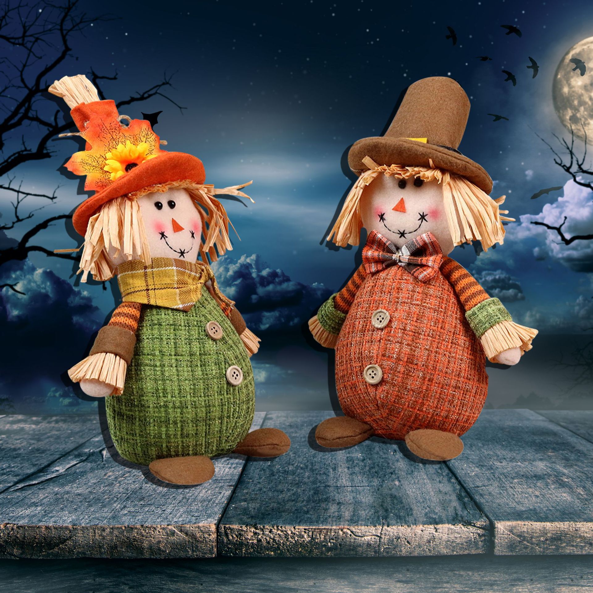 Muñeca Aspantarilla transfronteriza girasoles muñeca decoración muñeca sombrero de otoño muñeca Rudolph decoración