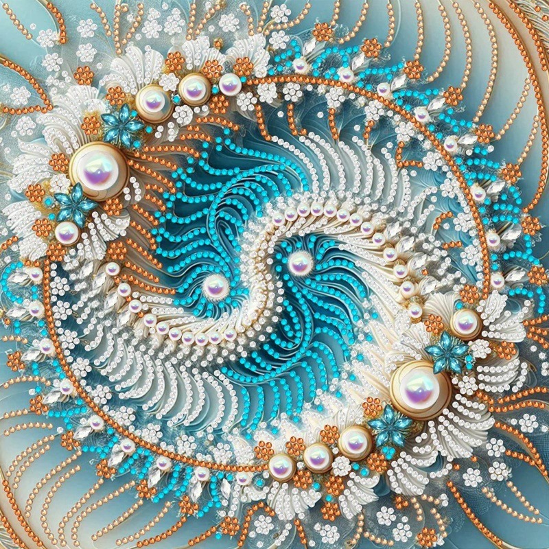 Pintura de Diamantes 5D con Forma Irregular de Princesa de Fantasía, Pintura de Diamantes DIY, Pintura de Diamantes con Puntos de Cristal, 30×30