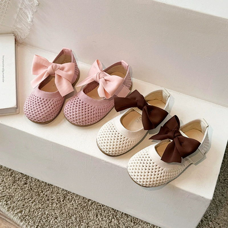 Сандалии для девочек 2024 Летняя детская обувь для девочек дышащая сетка обувь для девочек