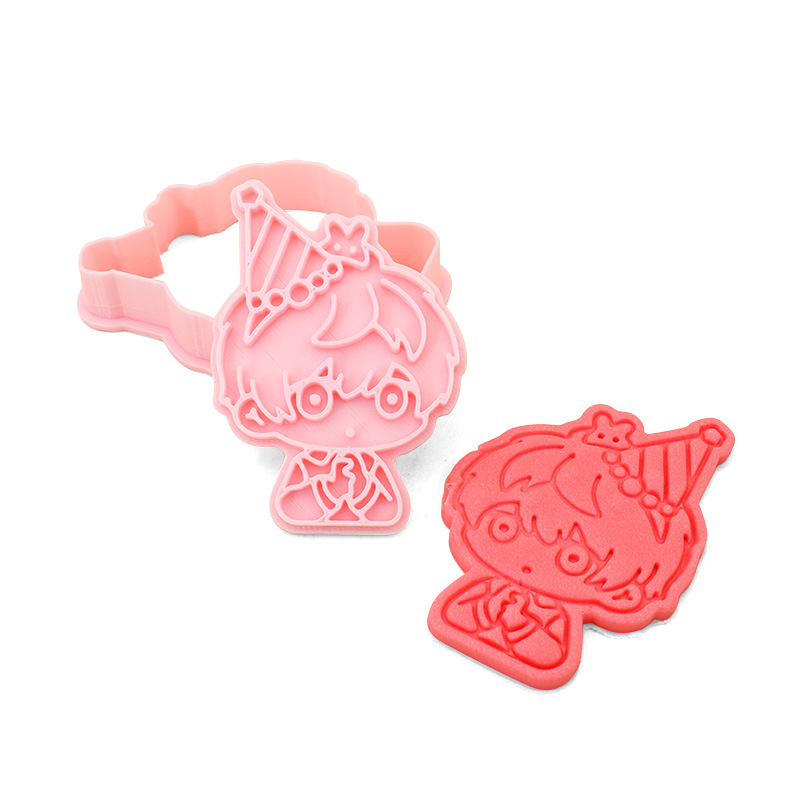 Nuevo juego de herramientas de modelo de impresión de galletas amor y fábrica de moldes de galletas de fondant de dibujos animados de espacio profundo al por mayor