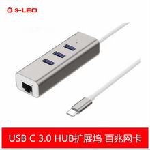 USBC3.0HUB�Uչ�W���D�Qhub�о����׾W��type-c3.1�Drj45���Type