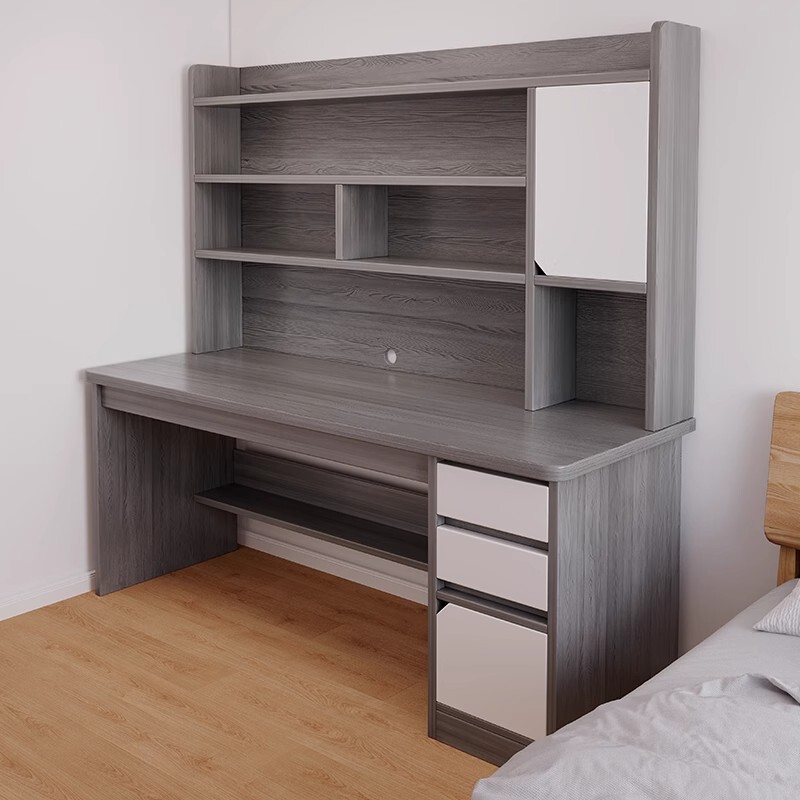 Desk Bookshelf Integrated Table Student Bedroom Home Computer Desk Simple Writing Desk Rental House Simple Modern Table