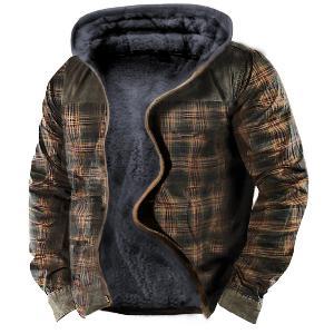 Chaqueta acolchada de algodón de invierno engrosada forrada con forro polar de invierno para hombres de invierno forro de doble capa de terciopelo grueso Abrigo acolchado de algodón cálido chaqueta acolchada de algodón
