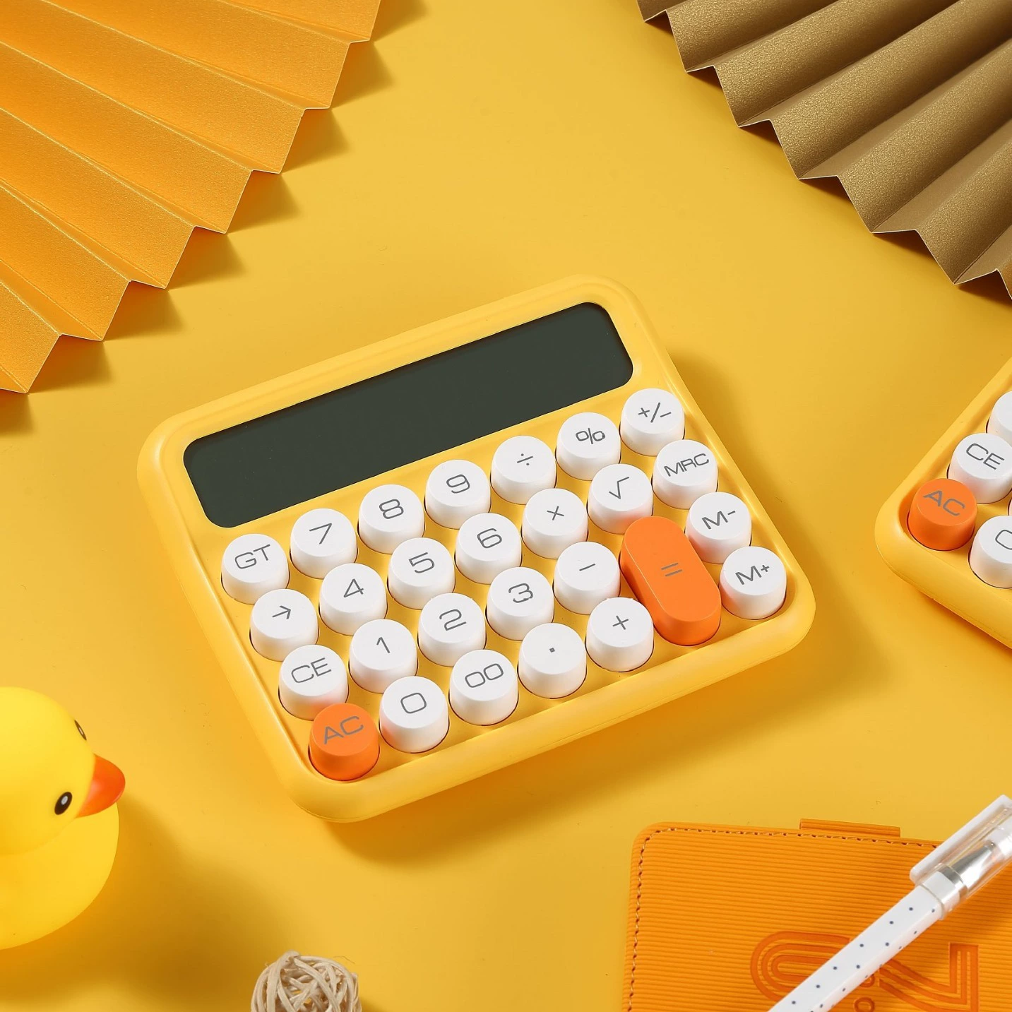 Zunneng 800 Калькулятор богини с высоким цветовым значением Офис Mute Большая специальная милая Механическая большая кнопка