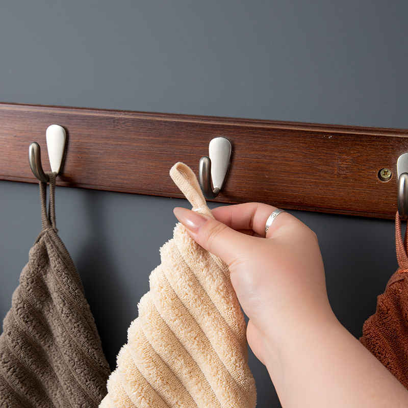 Toallas pequeñas toallas suaves cuadradas colgantes absorción de agua secado rápido para niños y mujeres lindos toallas domésticas para inodoro