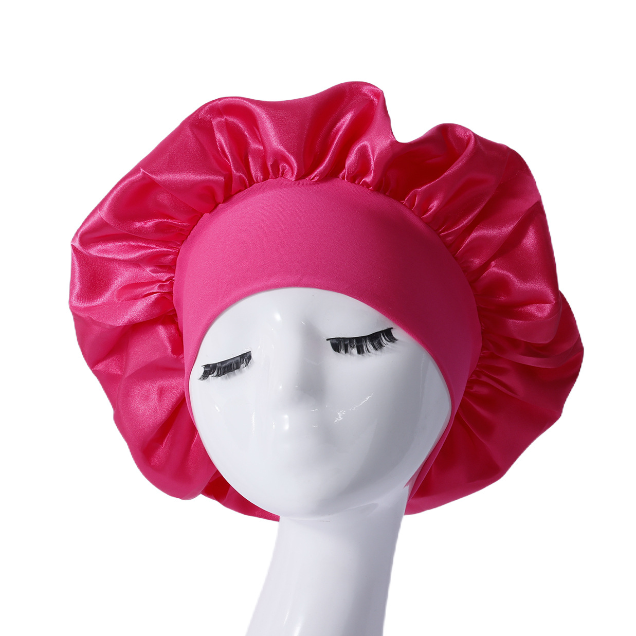 Amazon ventas transfronterizas europeas y americanas gorras de dormir de seda elástica gorras redondas gorras de pelo para bebés
