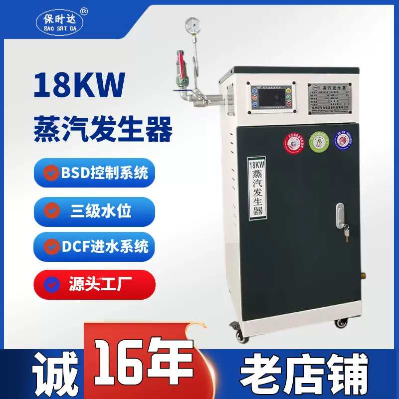 电加热18KW蒸汽发生器电蒸汽锅炉 全自动防干烧 商用小型蒸汽源