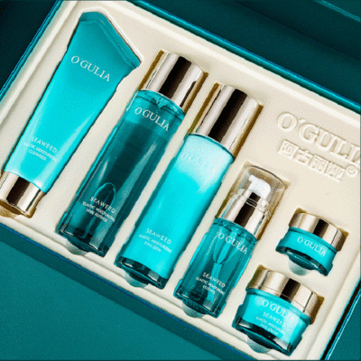 阿古丽娅海藻精粹弹嫩六件套孕妇可用保湿滋润焕亮护肤品套装批发|ru