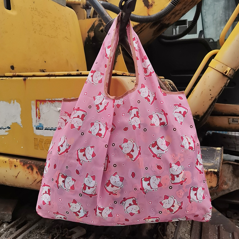 핑크 럭키 고양이