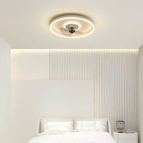 Xiaomi Smart Fan Lamp White Bedroom Lamp Ceiling Lamp Simple Dining Room Study Room Tmall Elf Ceiling Fan Lamp