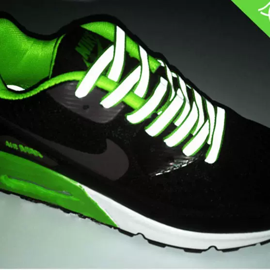 反光骑行鞋带  夜骑夜跑反光鞋带.户外作业闪亮鞋带工厂现货