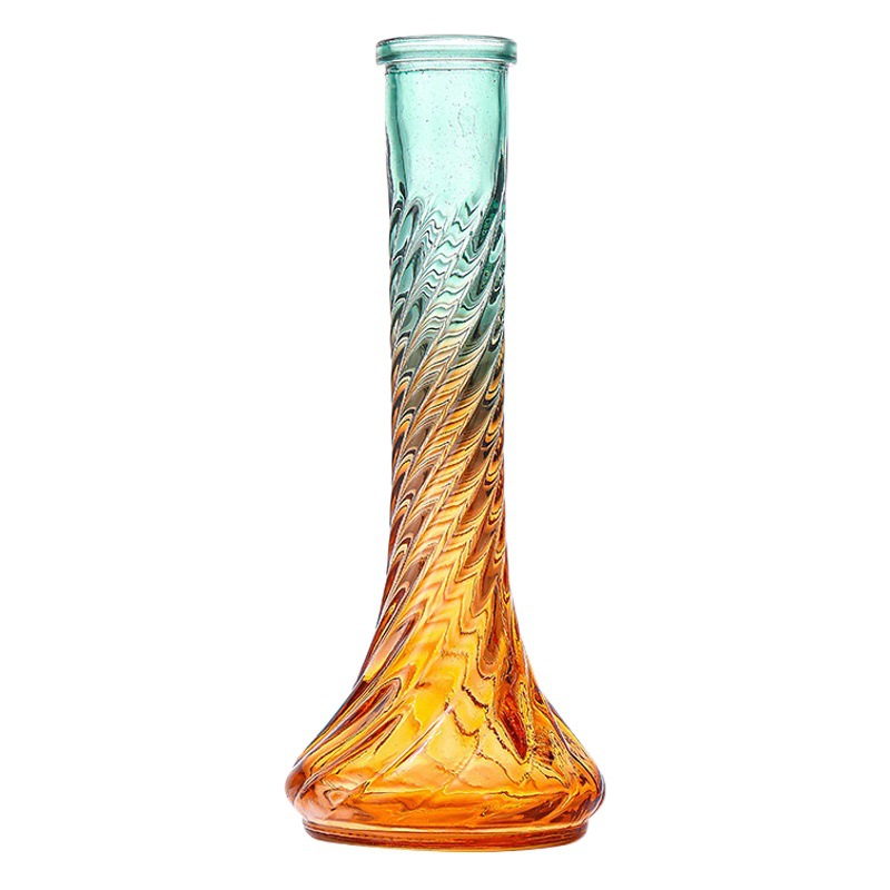 Amazon Venta caliente jarrón traje fábrica al por mayor europeo pequeño jarrón traje gradiente color variedad bolsillo florero